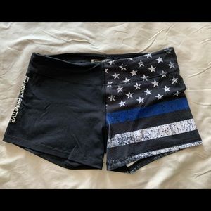 Born Primitive Thin Blue Line Shorts size XL